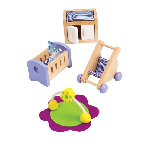 Hape Poppenhuis Babykamer