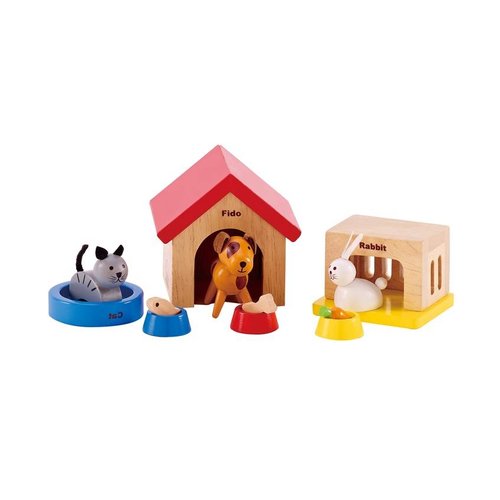 Hape Poppenhuis Huisdieren