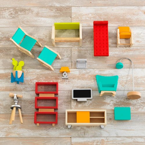 Kidkraft So Stylish Mansion poppenhuis met gemakkelijke EZ Kraft Assembly™