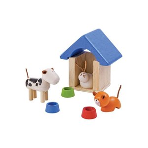 Plan Toys Poppenhuis Huisdieren