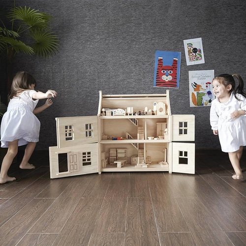 Plan Toys Victoriaans Poppenhuis