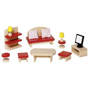 Goki Poppenhuis Woonkamer Basic