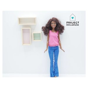 Project Dollhouse Wandkastjes Set Barbie