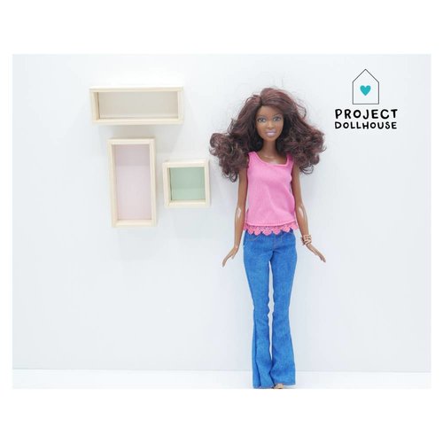 Project Dollhouse Wandkastjes Set Barbie Project Dollhouse Wandkastjes Set Barbie