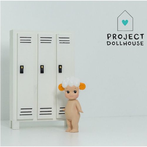 Project Dollhouse Poppenhuis Locker Wit Project Dollhouse Poppenhuis Locker Wit