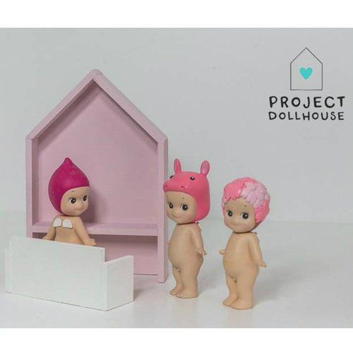 Project Dollhouse Poppenhuis Bureau Huisje Oud Roze Project Dollhouse Poppenhuis Bureau Huisje Oud Roze