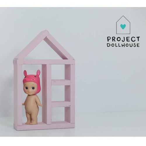 Project Dollhouse Poppenhuis Huisjeskast Oud Roze Project Dollhouse Poppenhuis Huisjeskast Oud Roze
