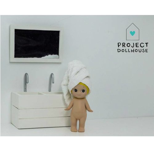 Project Dollhouse Poppenhuis Badkamer Spiegel Wit Project Dollhouse Poppenhuis Badkamer Spiegel Wit