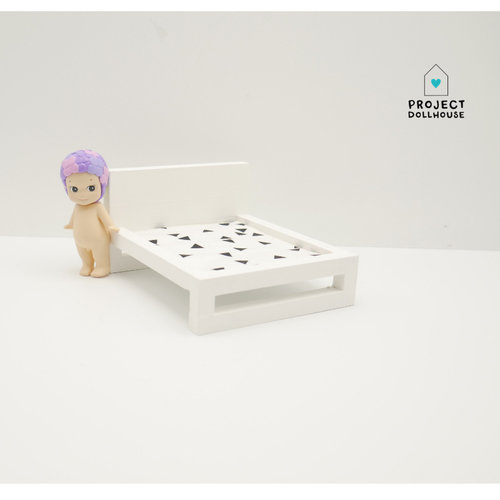 Project Dollhouse Poppenhuis Bed Groot Project Dollhouse Poppenhuis Bed Groot