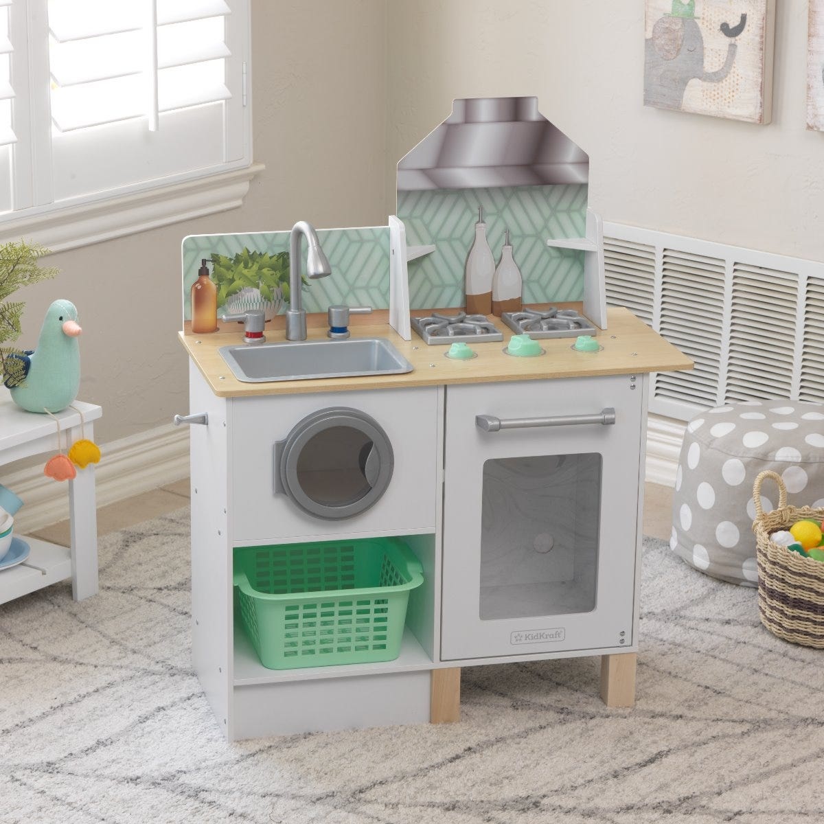 Kidkraft Whisk &amp; Wash Keuken en Wasmachine Gratis Verzending! Het