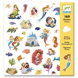 Djeco Stickers Zeemeerminnen - 160 st
