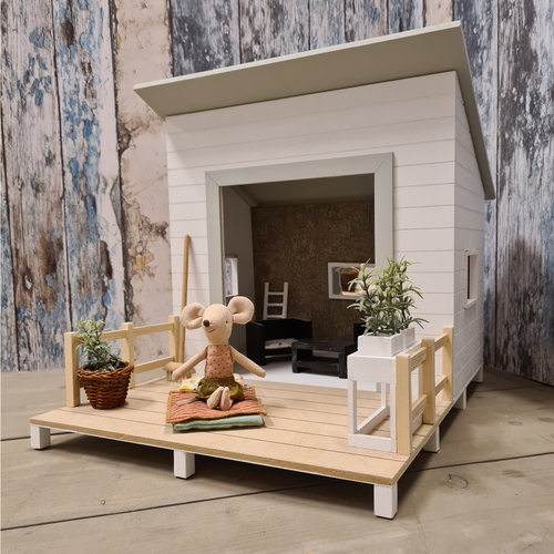 Project Dollhouse Strand Huisje Gentle Green Project Dollhouse Strand Huisje Gentle Green
