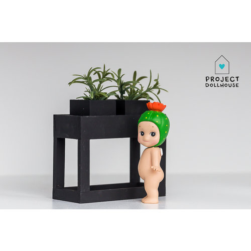 Project Dollhouse Moderne plantentafel Zwart Project Dollhouse Moderne plantentafel Zwart