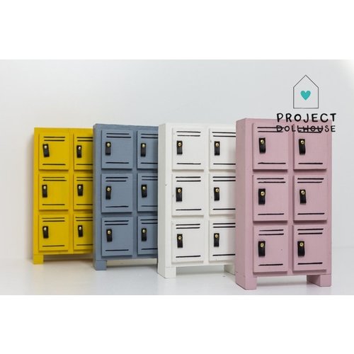 Project Dollhouse Lockerkast 6 deurs Project Dollhouse Lockerkast 6 deurs