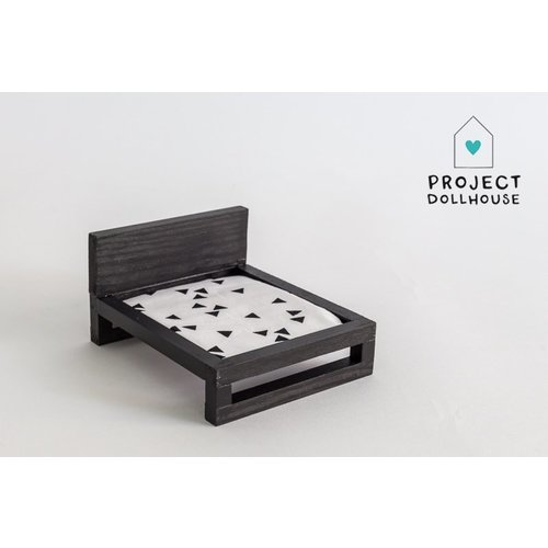 Project Dollhouse Tweepersoonsbed Zwart