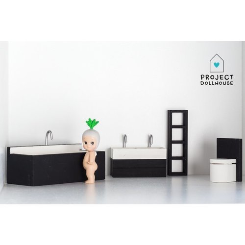 Project Dollhouse Badkamer Zwart Wit Project Dollhouse Badkamer Zwart Wit