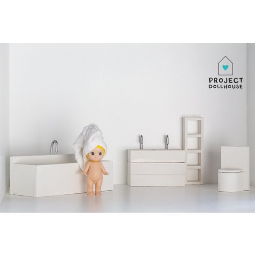 Project Dollhouse Badkamer Wit Project Dollhouse Badkamer Wit
