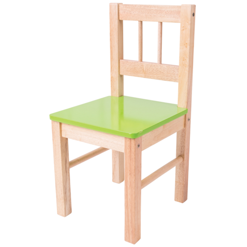 Bigjigs Houten Kinderstoel groen Bigjigs Houten Kinderstoel groen