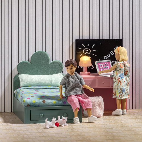 Lundby Poppenhuis Tienerkamer