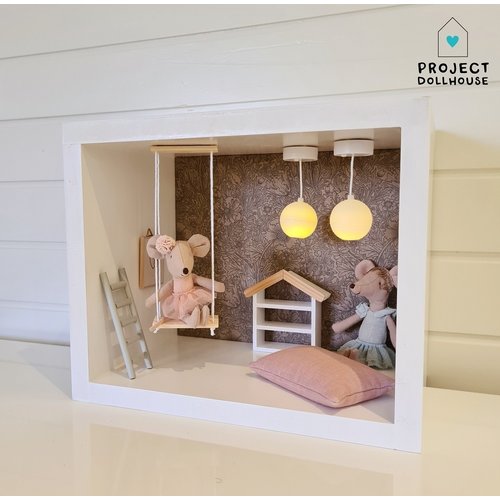 Project Dollhouse Mini Poppenhuis Rechthoek