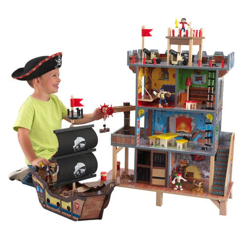 Kidkraft Piratenfort met Piratenschip