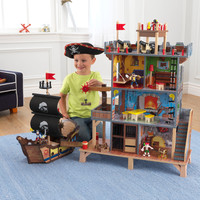 Piratenfort met Piratenschip