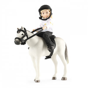 Lundby Poppenhuis Vrouw met Paard