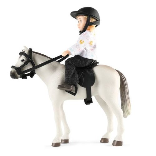 Lundby Poppenhuis Vrouw met Paard