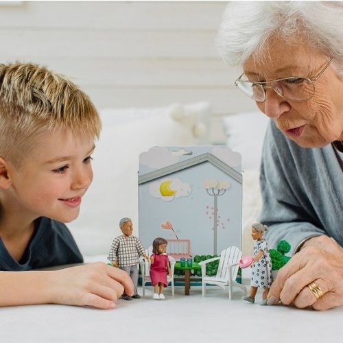 Lundby Poppenhuis Opa en Oma 'Nikki'