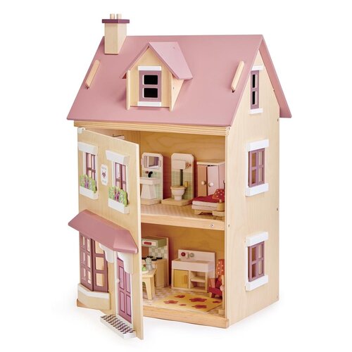 Tender Leaf Toys Poppenhuis Villa met Meubels