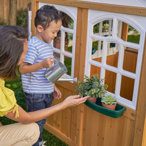 Kidkraft Speelhuis Met Uitzicht Op De Tuin