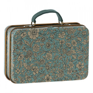 Maileg Koffertje Blossom Blue  - 11 cm