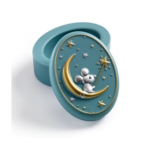 Djeco Tandendoosje Pastel Donker Turquoise