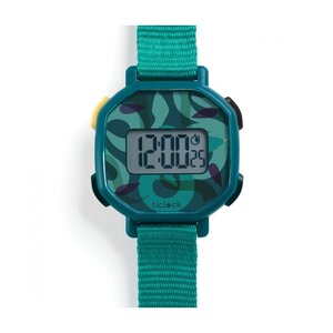 Djeco Kinderhorloge Groene Slangen Djeco Kinderhorloge Groene Slangen