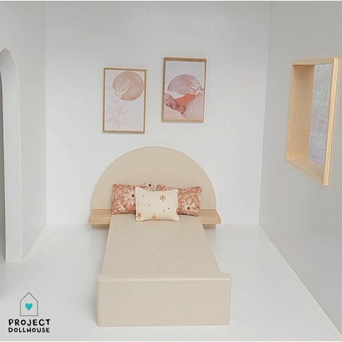 Project Dollhouse Barbie Bed 33,5 cm