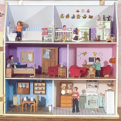 The Dolls House Emporium Poppenhuis Amber - Onbeschilderd