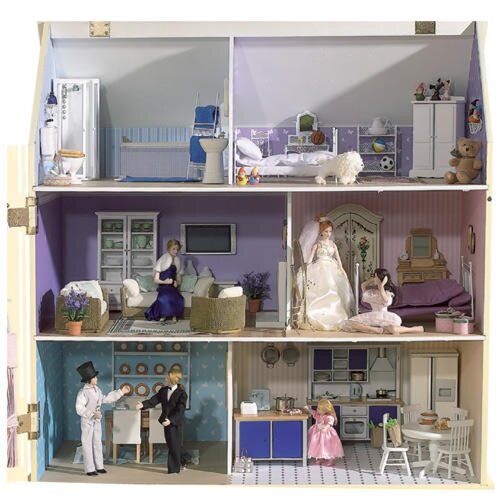 The Dolls House Emporium Poppenhuis Amber - Onbeschilderd
