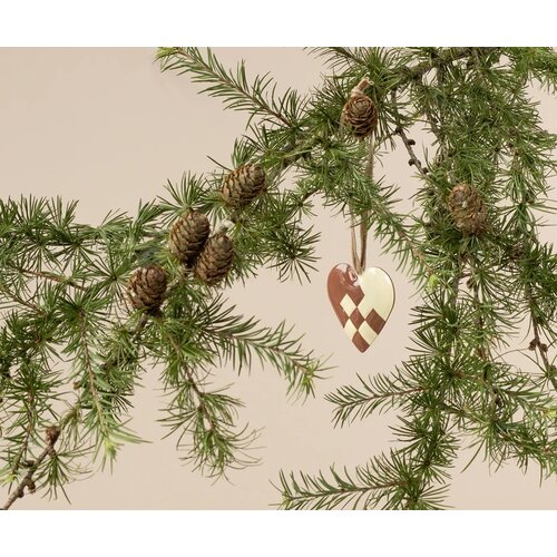 Maileg Metaal Ornament Klein Hart - Licht Paars