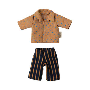 Maileg Shirt met Gestreepte Broek - Vader Muis
