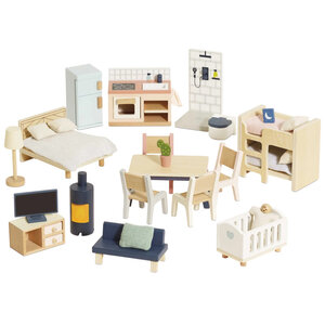 Le Toy Van Poppenhuis Meubel Set Compleet