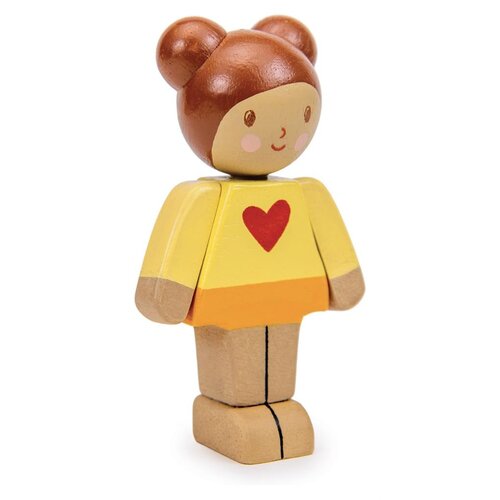 Tender Leaf Toys Poppenhuis Popje - Caramel Meisje Tender Leaf Toys Poppenhuis Popje - Caramel Meisje