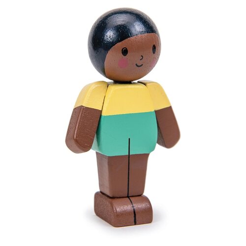 Tender Leaf Toys Poppenhuis Popje - Mokka Jongen