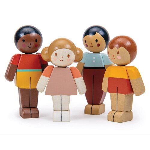 Tender Leaf Toys Poppenhuis Popje - Mokka Jongen