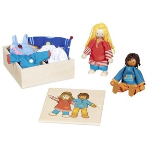 Goki Aankleed Poppetjes - Fynja & Fabio