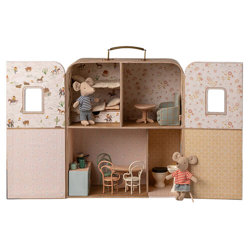 Maileg SuitCasa Koffer - Kleine Broer en Zus Maileg SuitCasa Koffer - Kleine Broer en Zus