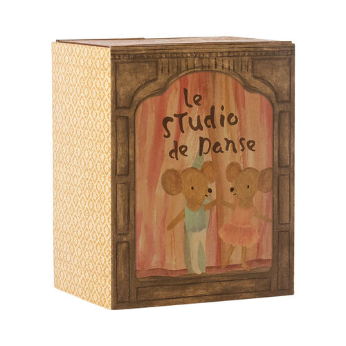 Maileg Ballet Muis in Dansstudio - Kleine Broer en Zus Maileg Ballet Muis in Dansstudio - Kleine Broer en Zus
