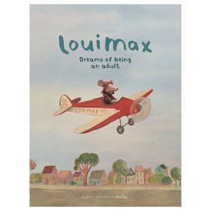 Maileg Poster LouiMax - Vliegtuig Maileg Poster LouiMax - Vliegtuig