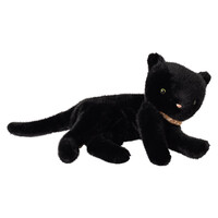 Slapende Kitten Plushe - Black