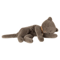 Slapende Kitten Pluche - Grey