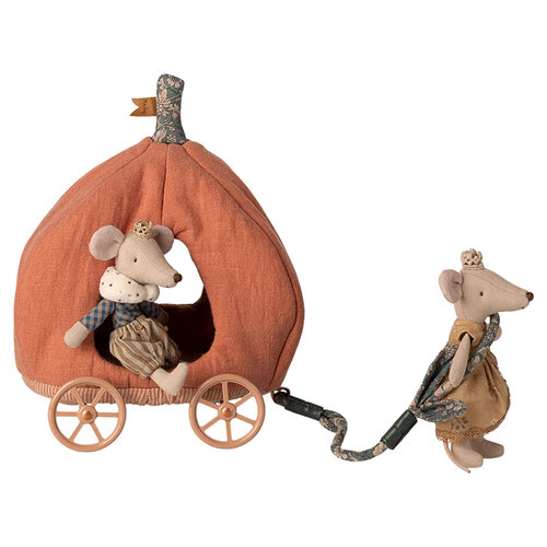 Maileg Pompoen Koets - Muis Maileg Pompoen Koets - Muis